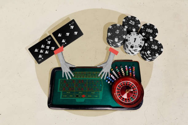 Live blackjack table with dealer and player positions clearly marked